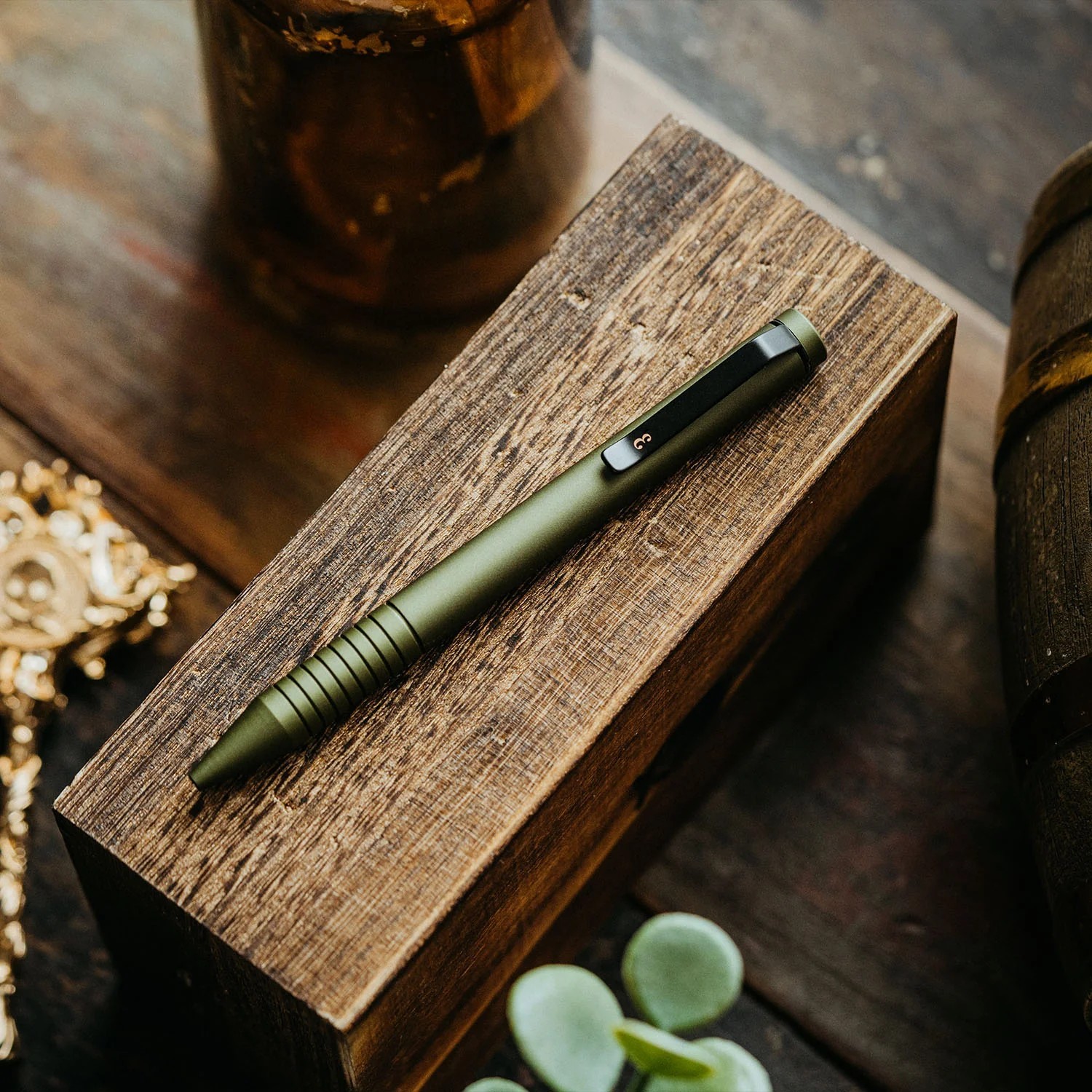 Everyman Grafton Mini Twist Pen Matte Matte Fisher/Parker Compatible Aluminum