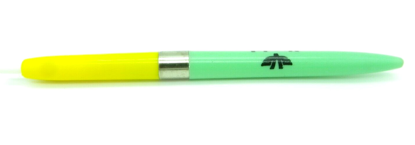 Veedol Motor Oil Green Yellow Gold Bond USA Mechanical Metal And Plastic Pen