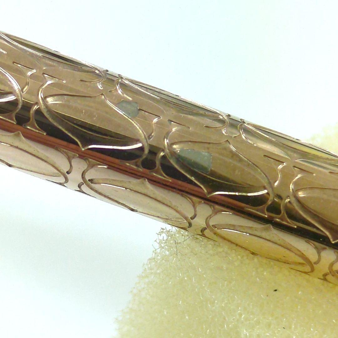 Cartier C de Ballpoint Pen Stationery Gold Authentic Unisex RARE w/ boxed