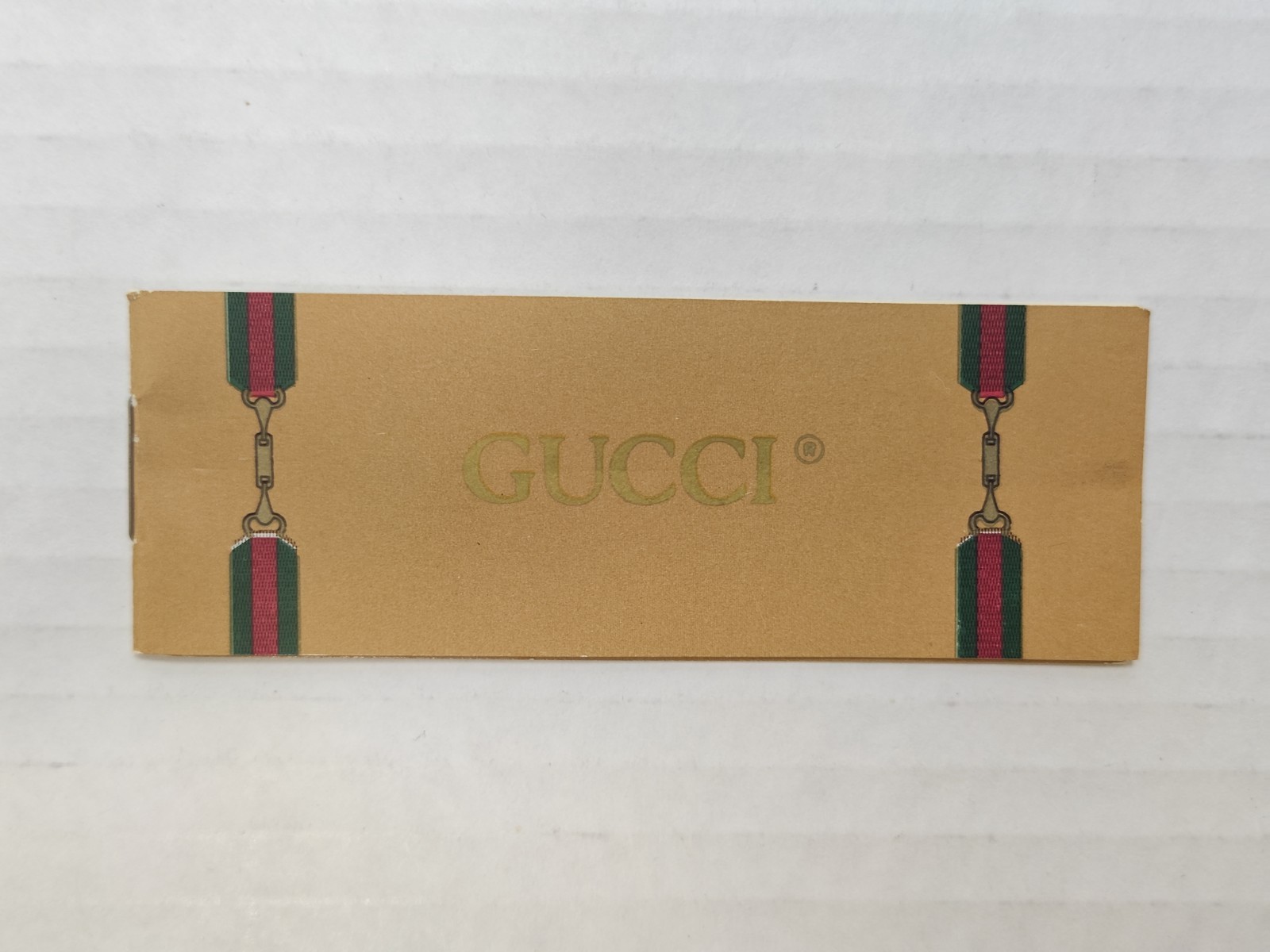 Vintage 1970’s Gucci Sterling Silver Red Green Enamel Stripes Pen W/ Box Italy