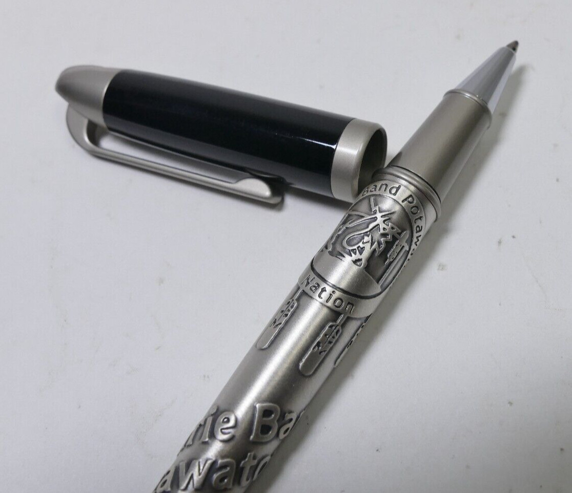 Bettoni Black With Embossed Pen – Prairie Band Potawatomi Logo