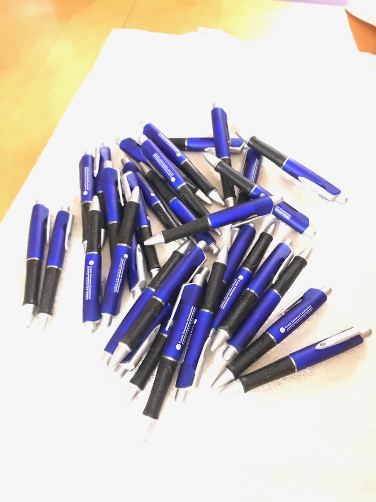 Vintage Lot of 32 Advertising Ballpoint Pens Career Education Corp Online Group