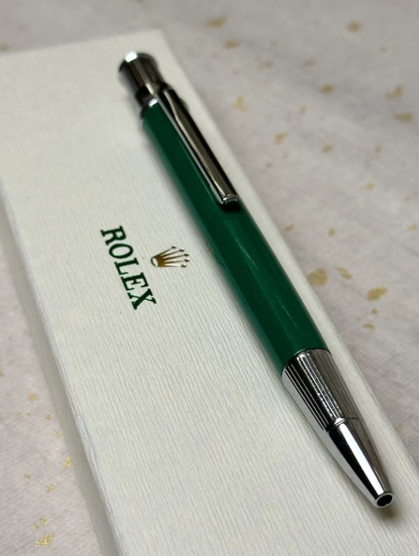 Rolex Emerald Green Ballpoint Pen Oyster – Exclusive VIP AD Luxury – NIB