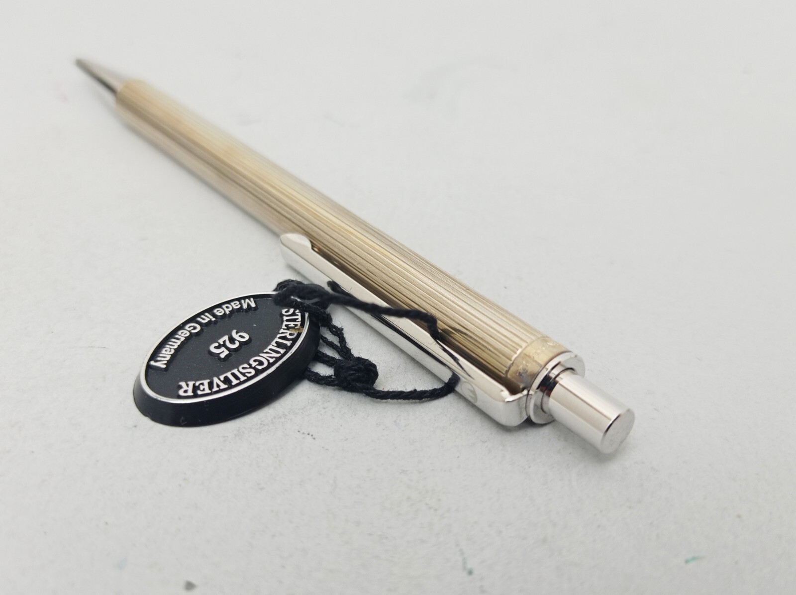Waldmann Eco Sterling Silver 925 Ballpoint Pen Vintage Unused NOS