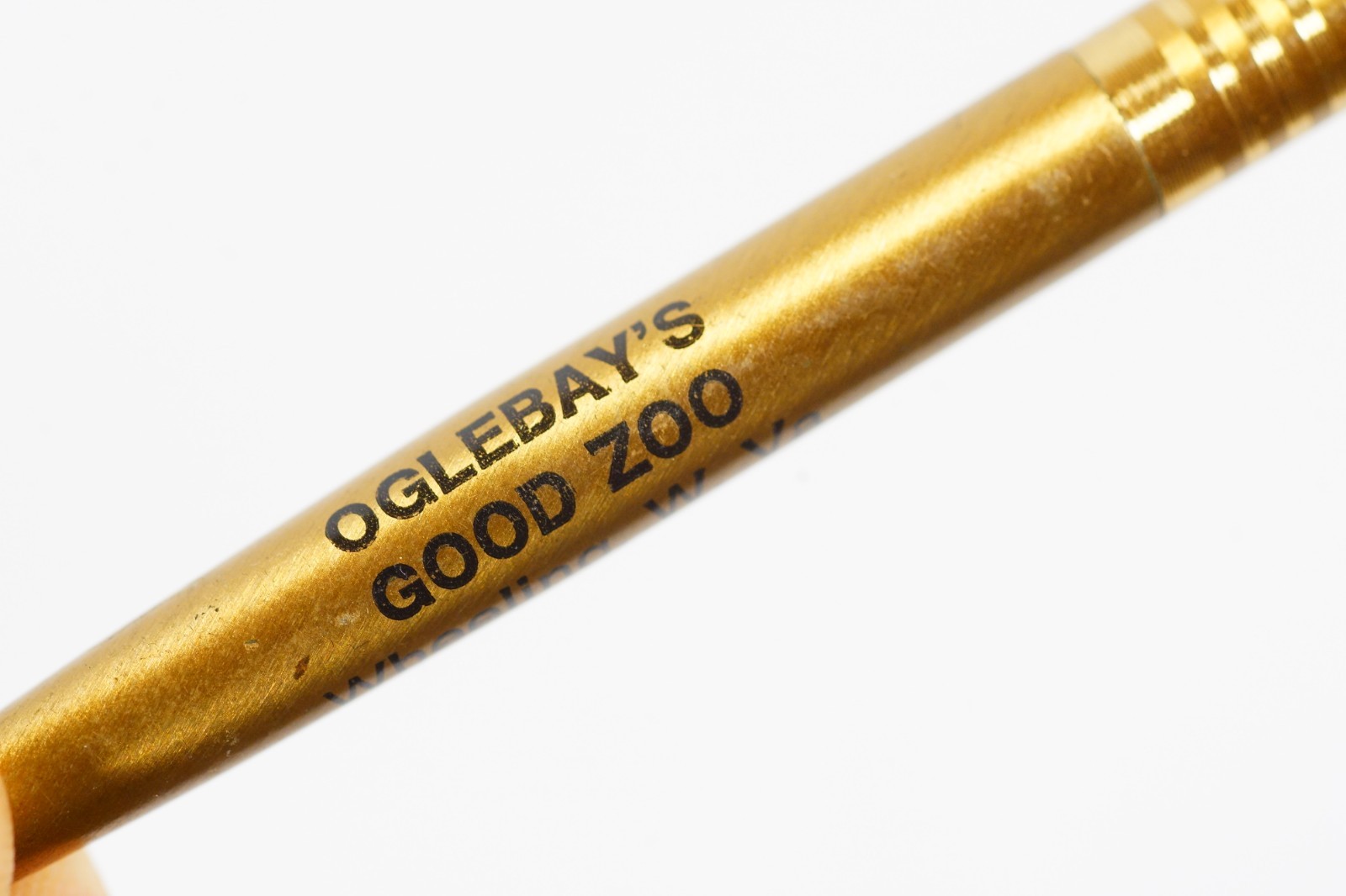 Vintage Oglebays Good Zoo Wheeling WV Advertising Rollerball Pen