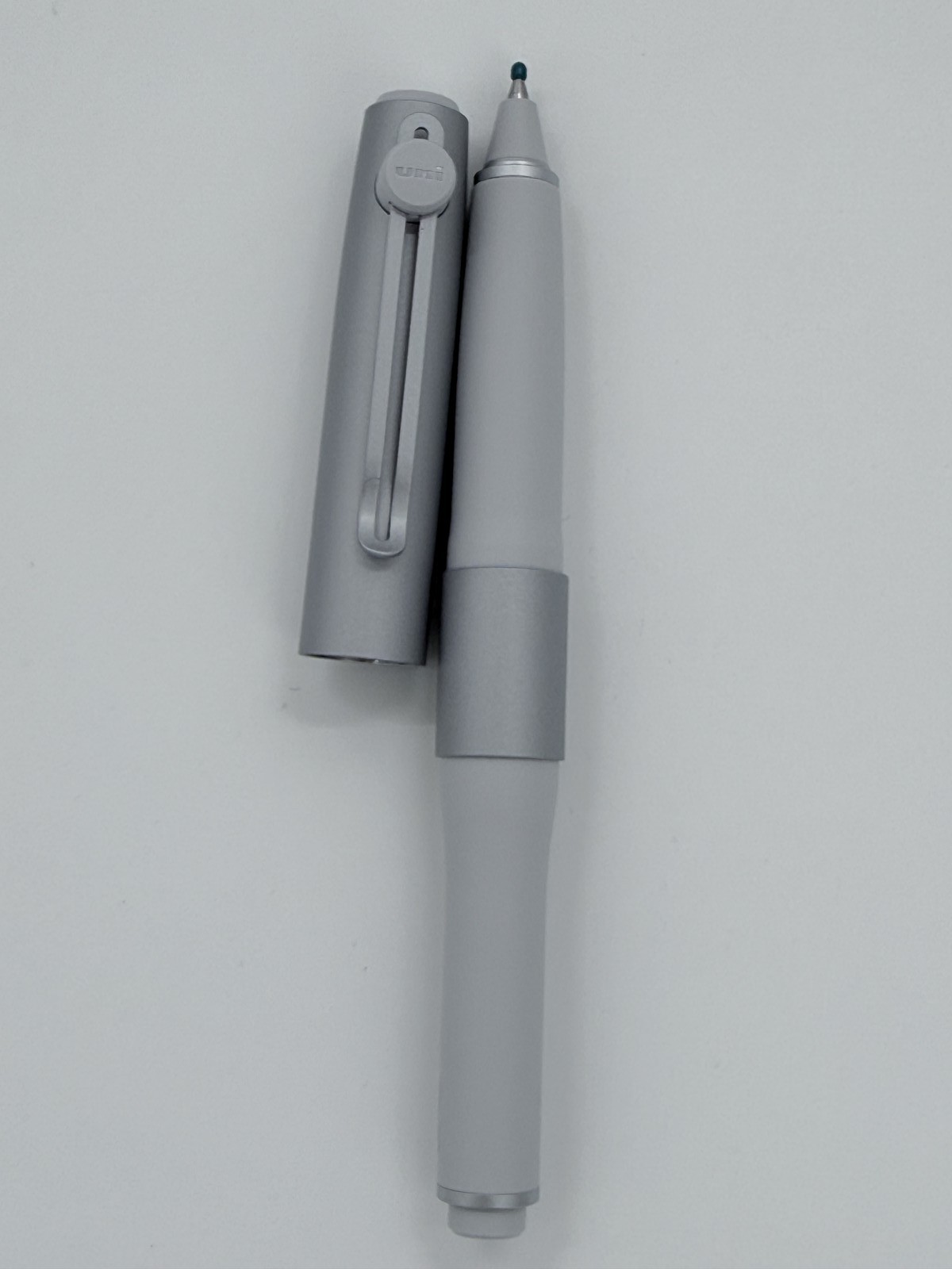 MITSUBISHI PENCIL uniball ZENTO Signature Model Silver Metallic Black Set Japan