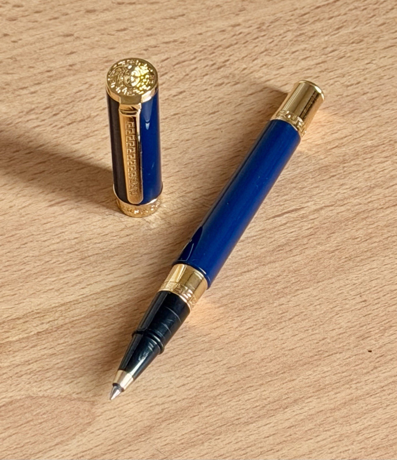 Versace Olympia – Medusa Roller Pen Very Rare Collectible Made In Italy.