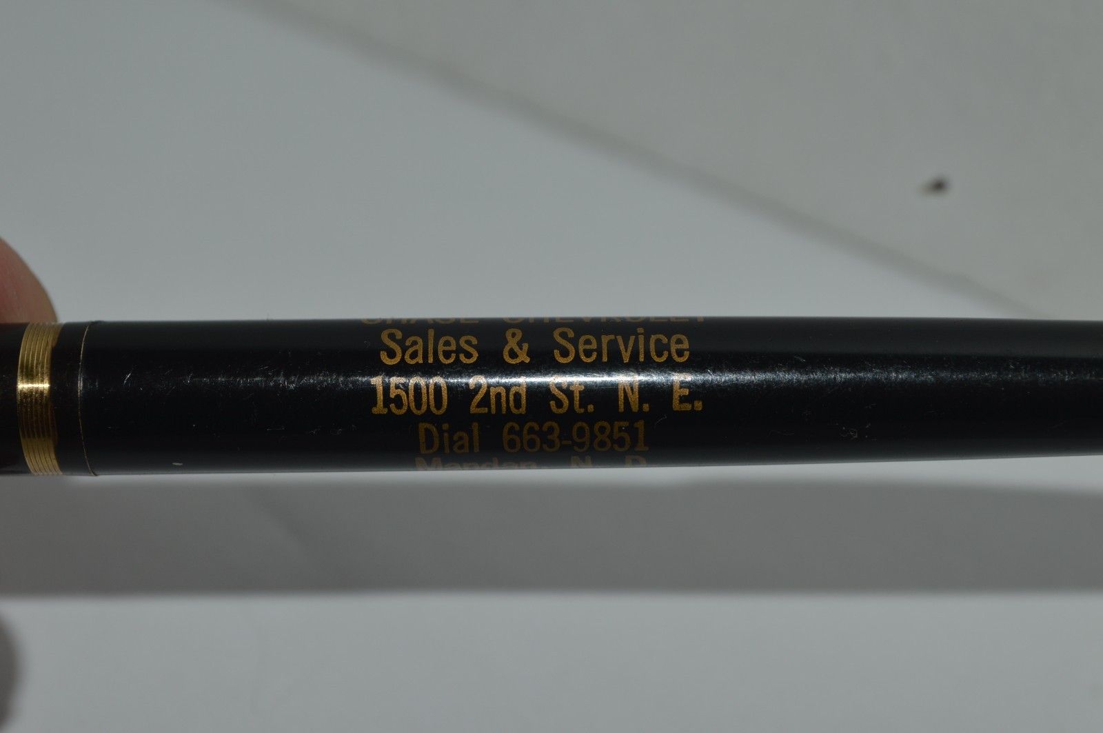 RITEPOINT Ballpoint Pen CHASE CHEVROLET Mandan ND USA Circa 1970’s