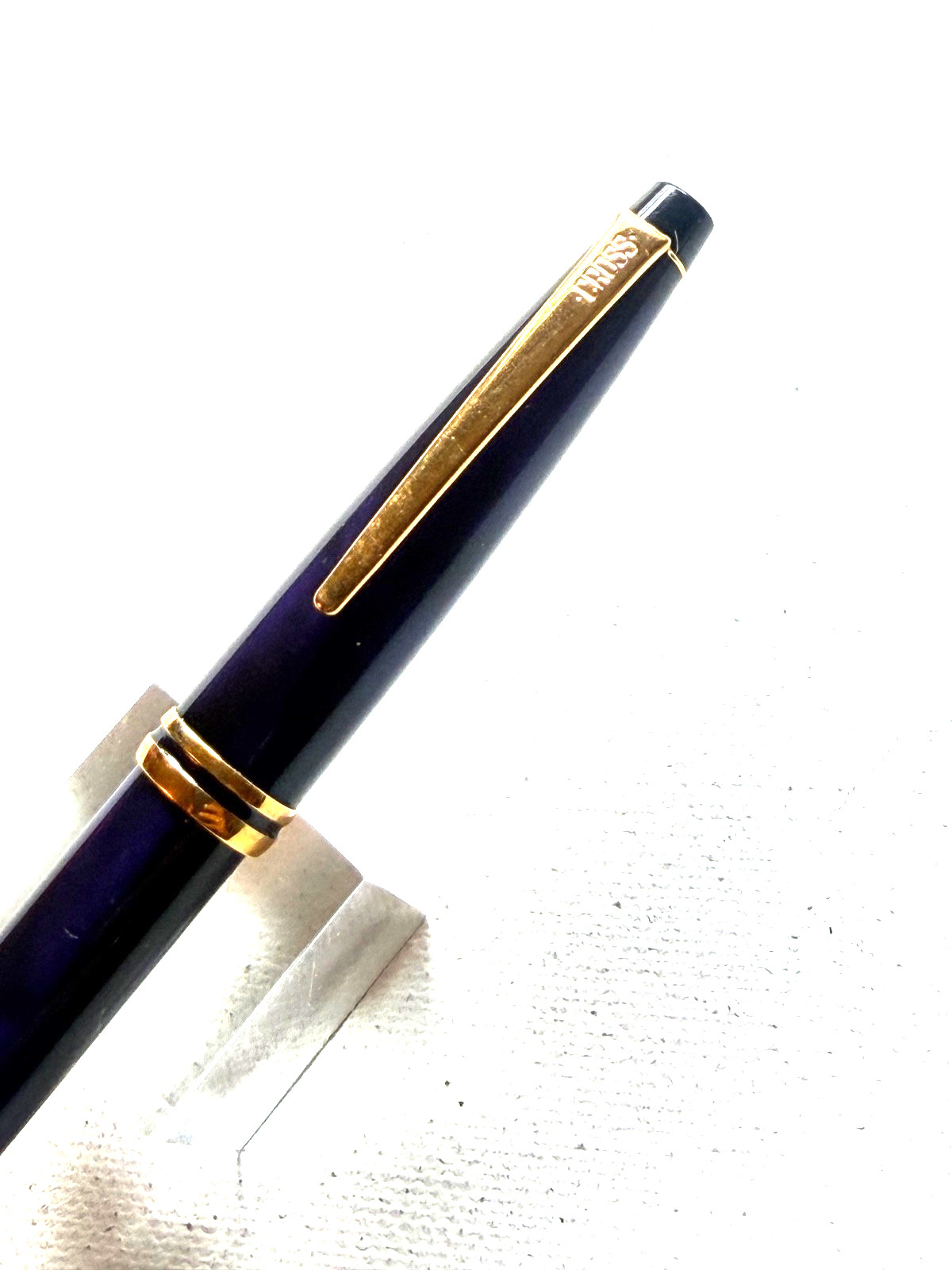 Choose 1 New Jewel Tone Cross Solo Twist Ballpoint pen Gold trim Gorgeous