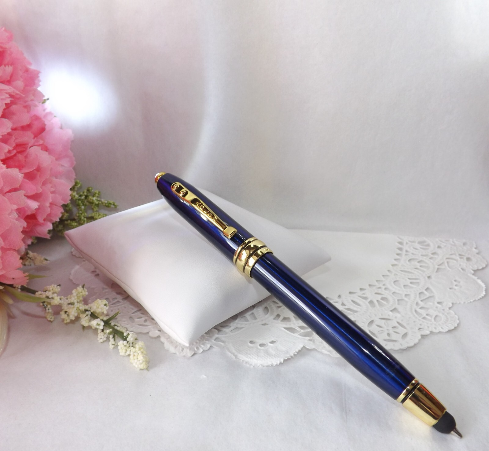 3 in 1 Royale Excel Tech Blue Ballpoint Stylus LED Adler Pen (HIGH QUALITY)