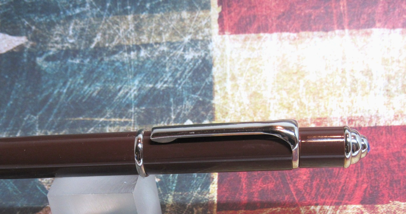 TERZETTI BLUE CROWN BALLPOINT PEN+ POUCH-HEAVY METAL -LTD EDITION
