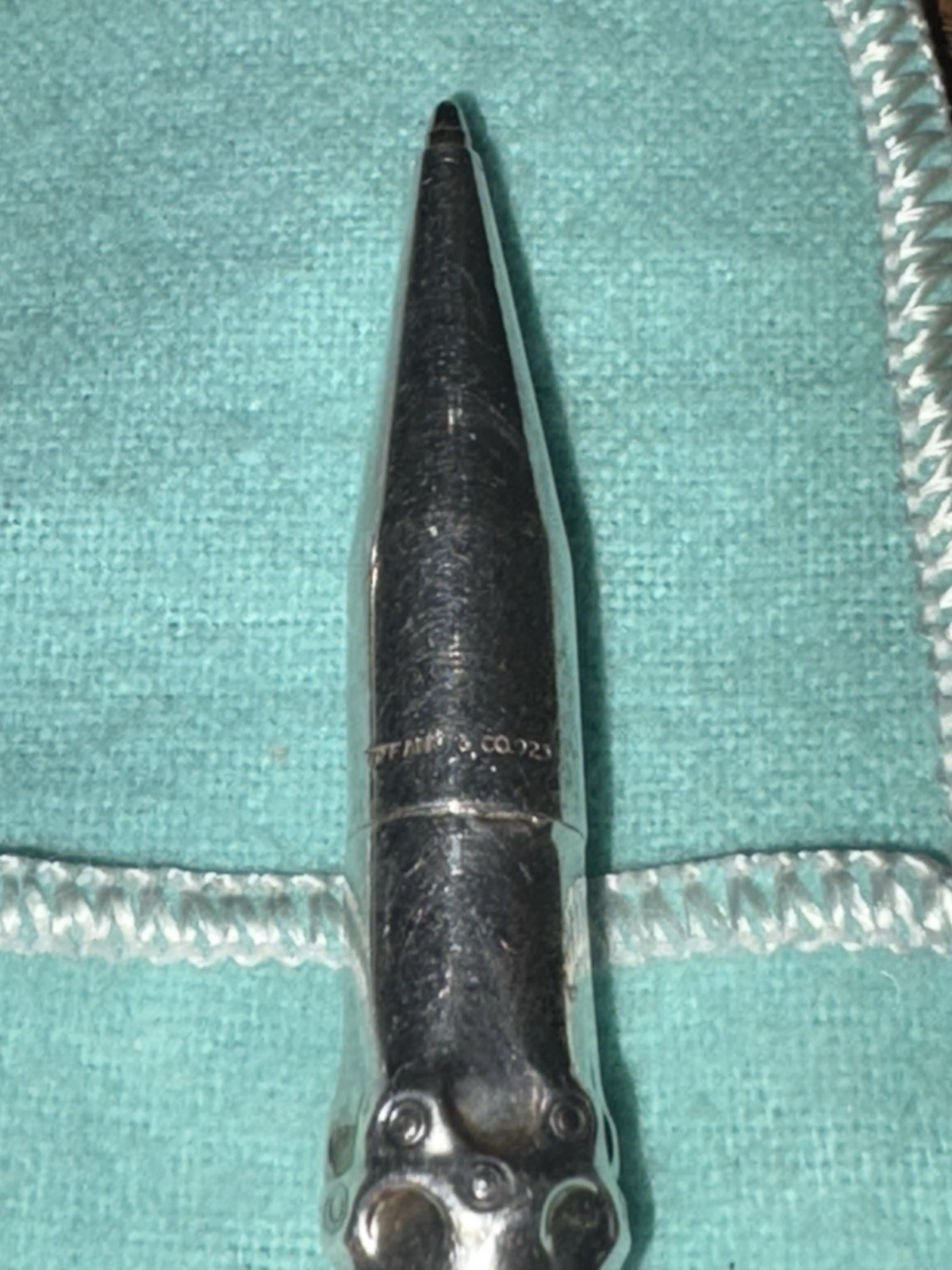 Tiffany & Co Sterling Silver 925 Ballpoint Pen w/ Original Pouch