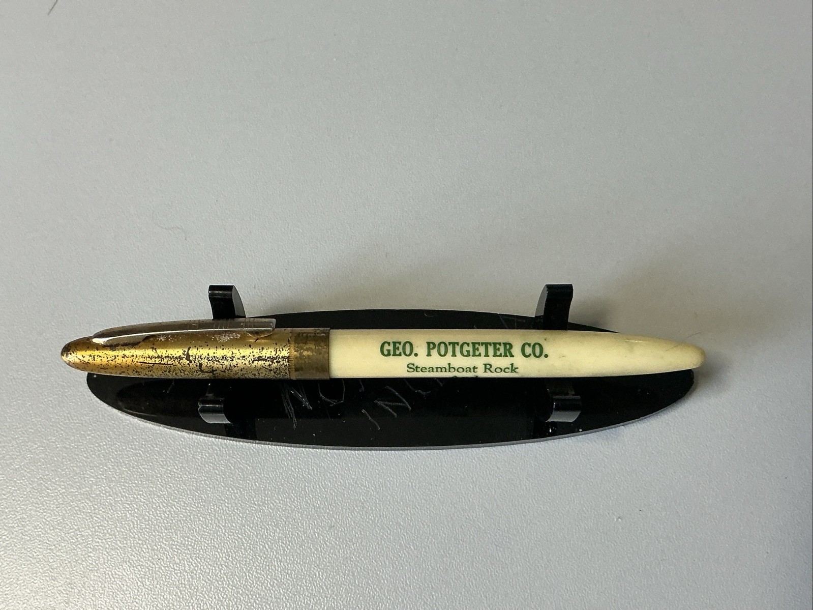 VTG Felt Tip Pen – Geo. Potgeter Co. Steamboat Rock And Wellsburg IA – A38