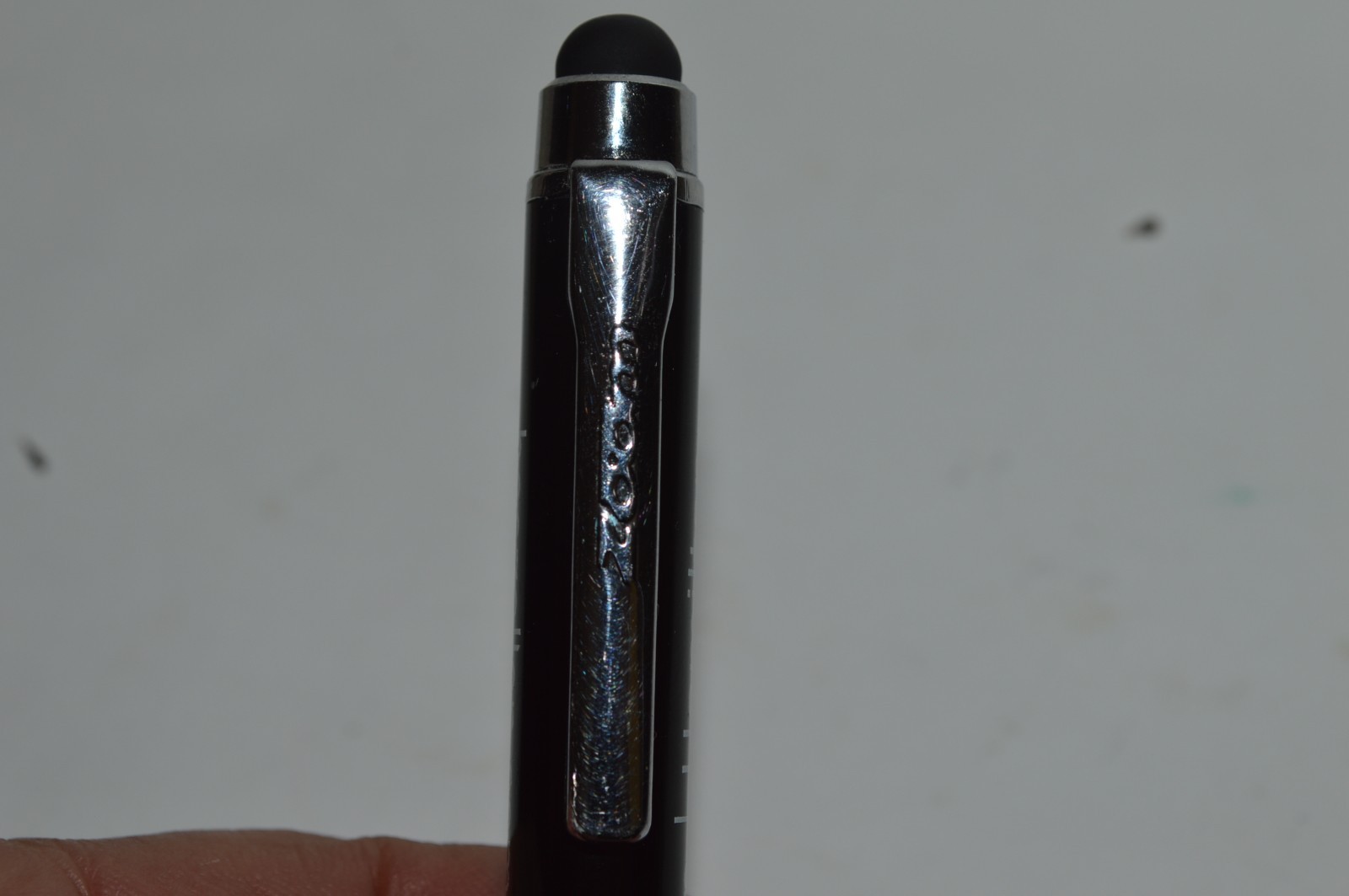 ZOOM Ballpoint Pen & Rubber Stylus Booz Allen Hamilton Promotional Tested 1990s