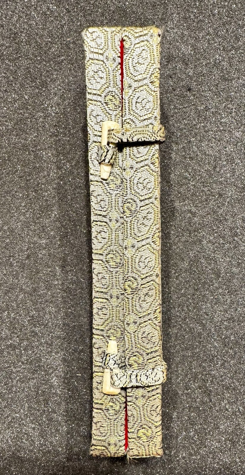 Chinese Cloisonne Pen Floral & Clouds Enameled Brass Ballpoint Pen with Silk Box