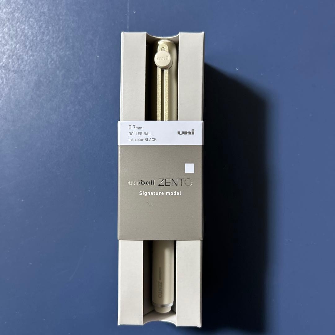 Mitsubishi Uni-ball ZENTO Signature Model Champagne Gold 0.7mm Ballpoint Pen
