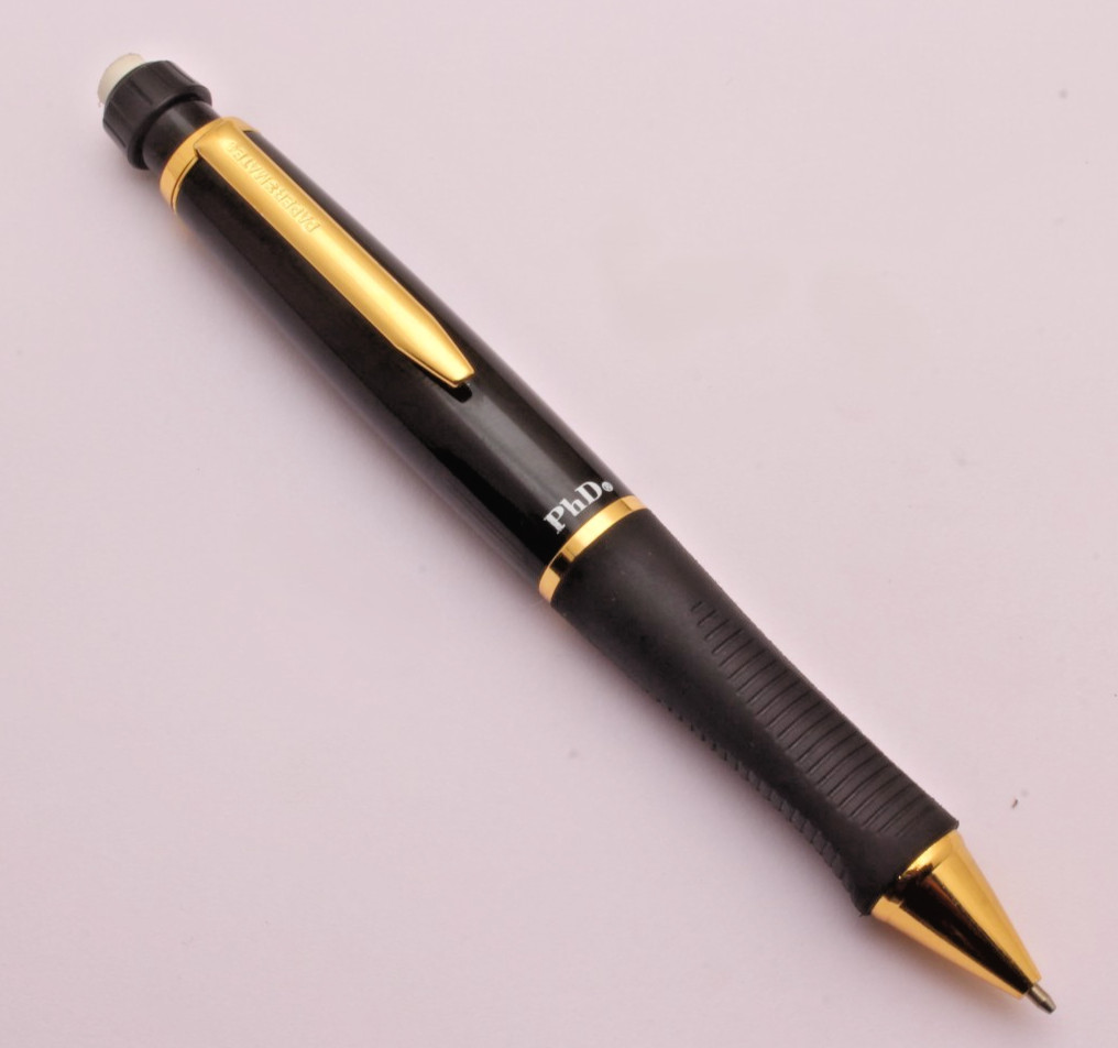 Set Of 3 Rare Vintage Papermate PHD Mechanical Pencils Rubber Grip NEW OLD STOCK