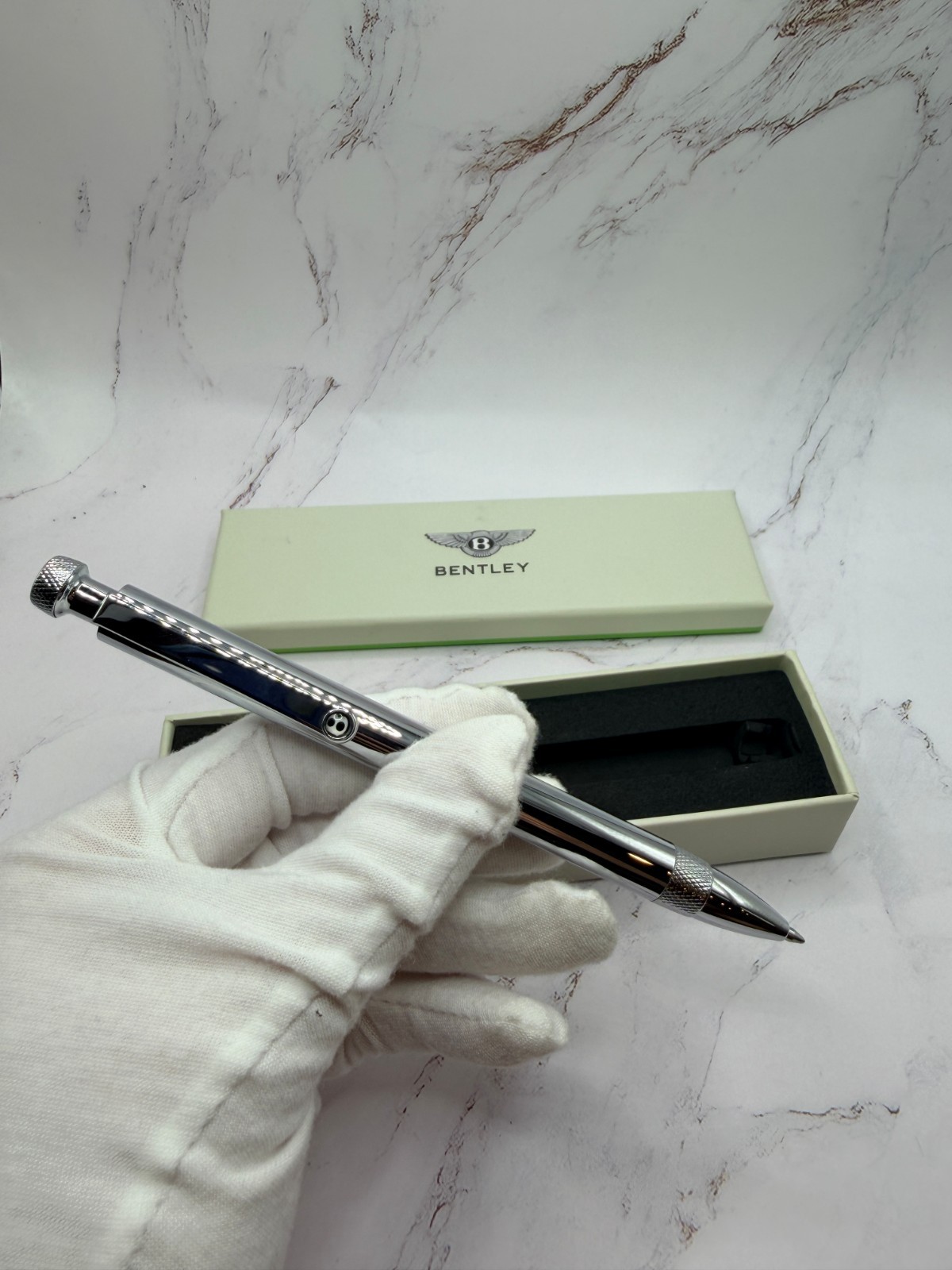 Bentley Ballpoint Pen– Silver VIP Dealer Gift