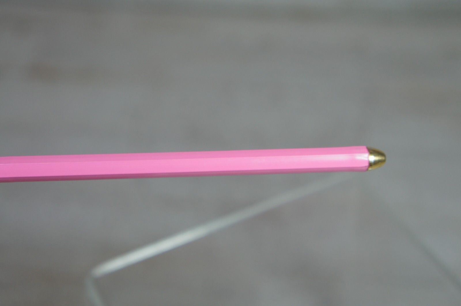 Vintage Blue Riter New York Pencil Co Pen Pink Brass 5″ *Dry Ink*