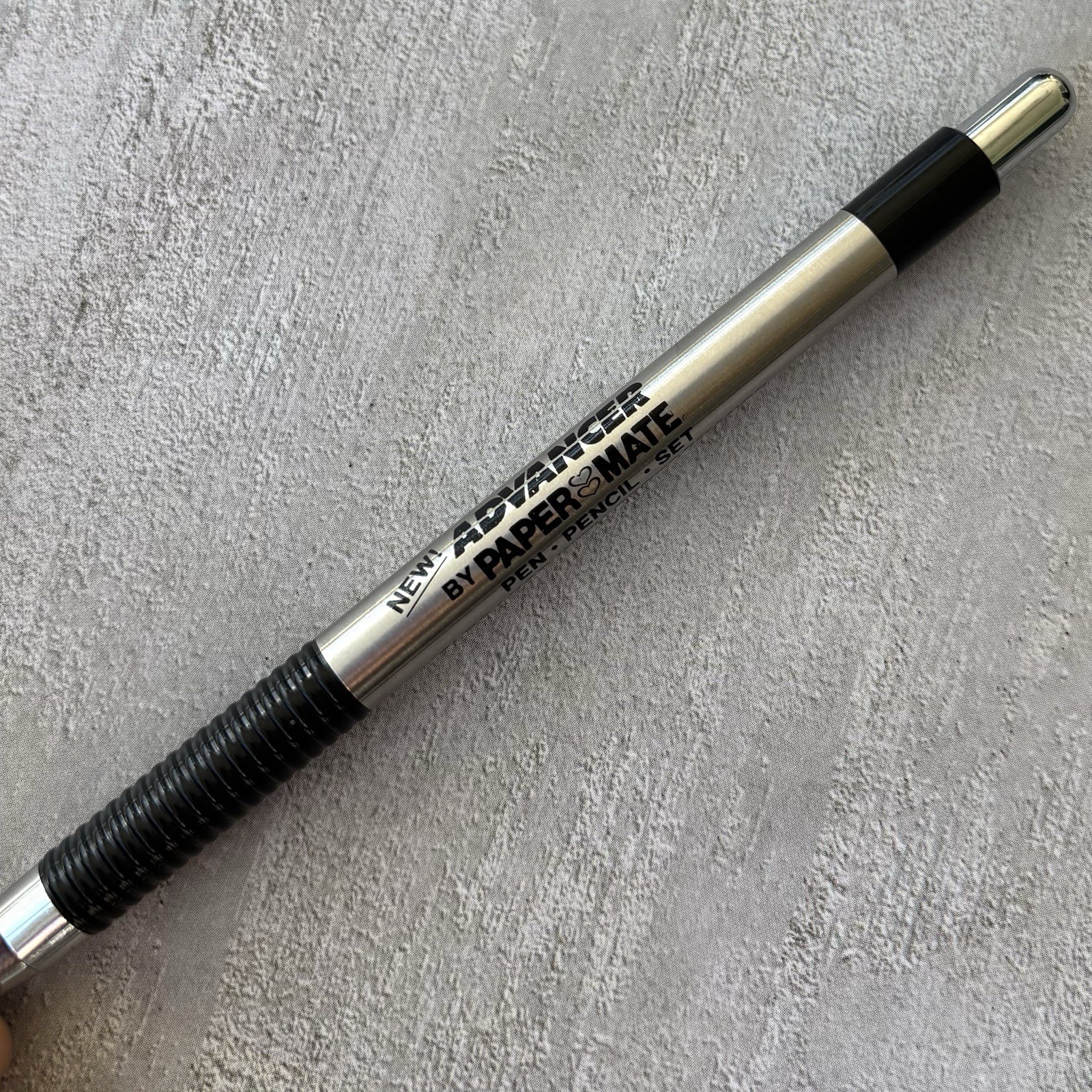 Vintage Paper Mate “Advancer” Pen Salesman Sample Double Heart Japan ~Dry Ink~