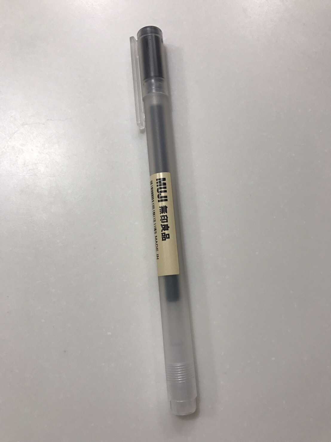 MUJI MoMA 0.38mm Non-Toxic Gel Ink BLACK 5 Pens from Osaka Japan