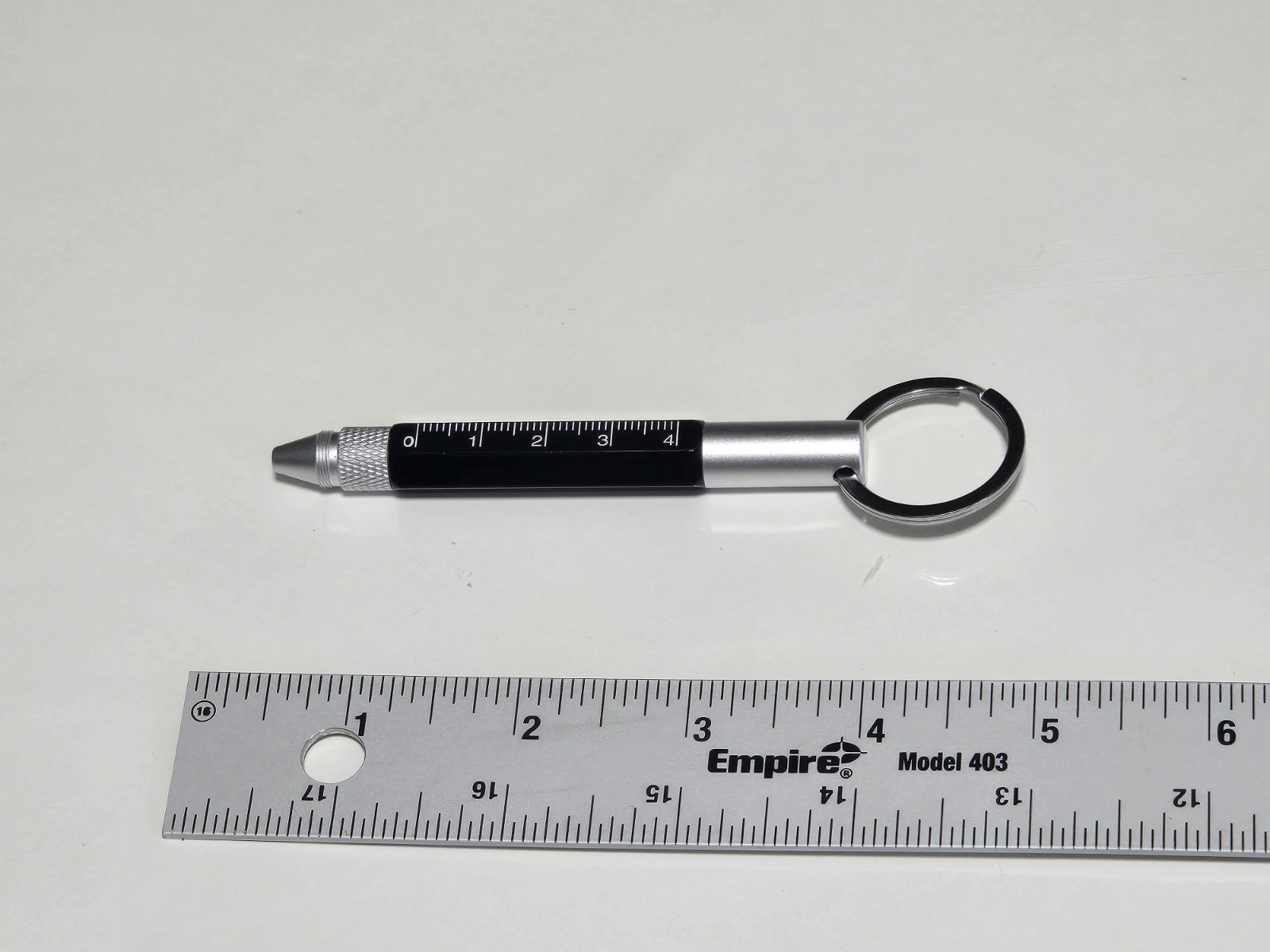 Perpetual Multifunction Mini Ballpoint Pen Screwdriver Touchscreen Keychain Swag