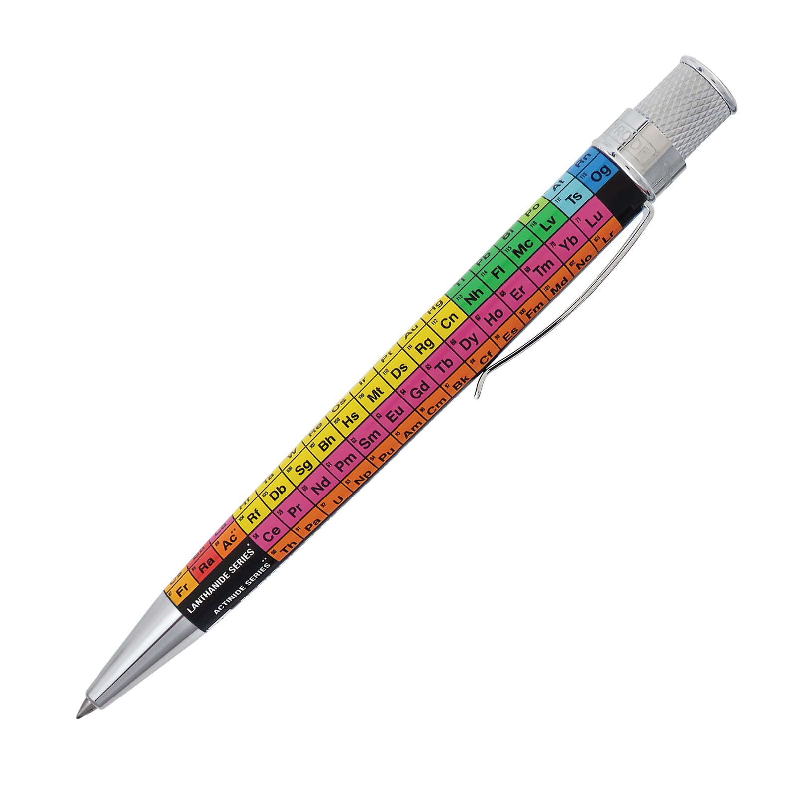 Retro 51 Tornado Rollerball Pen – Dmitri Periodic Table -NEW in tube – VRR-1816