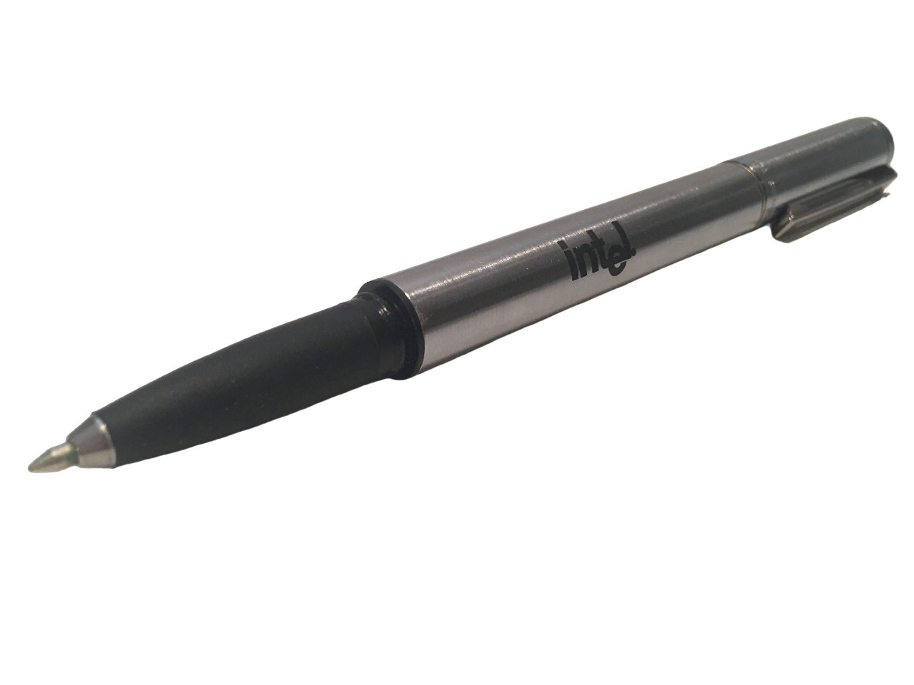Intel Branded Sheaffer Metal Vintage Ink Pen with Roller Ball Black