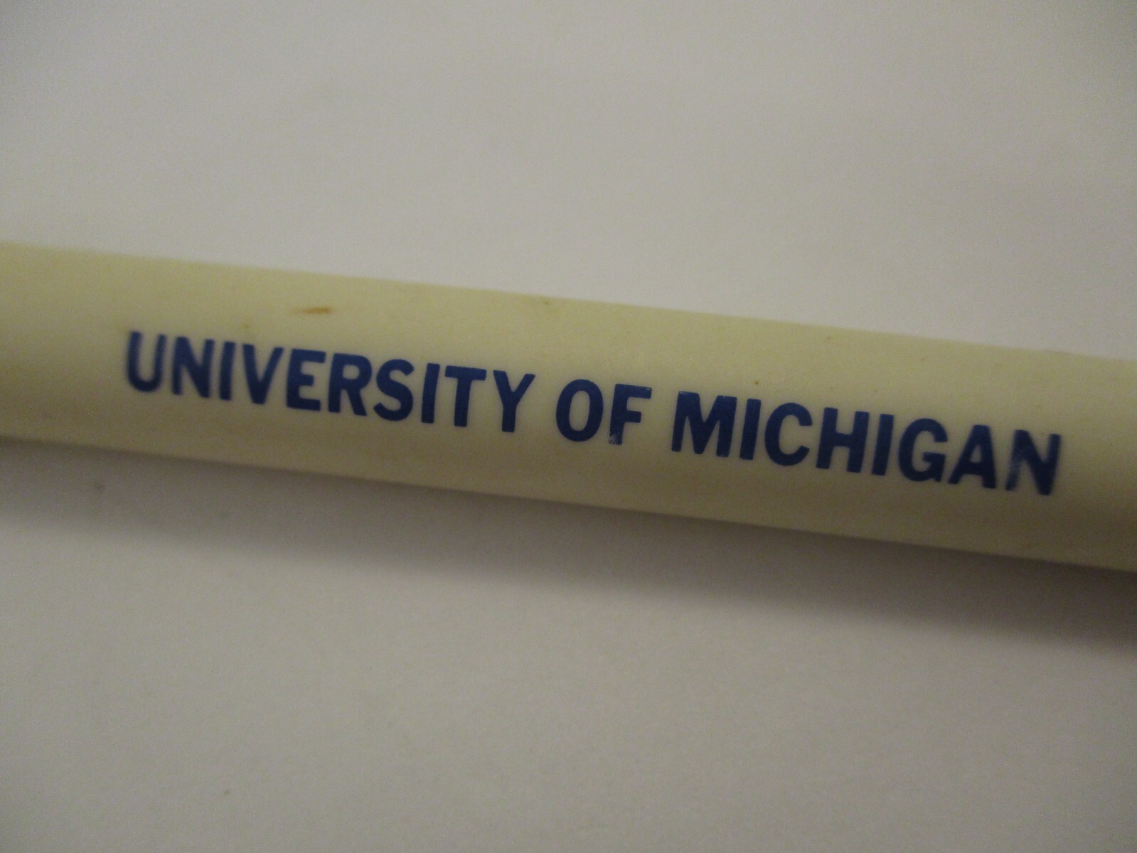 Vintage University of Michigan U of M Branded Fine Blue Ballpoint Pen Uni-Ball