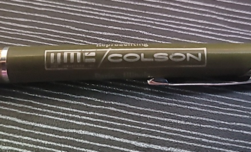 Ritepoint Celluloid Ballpoint Pen UMC/Colson – Wilda Irene Ray – Licking MO A145