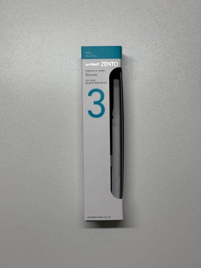 Mitsubishi Pencil Uniball Zento Signature Model 3 Color M Black 0.5mm NEW