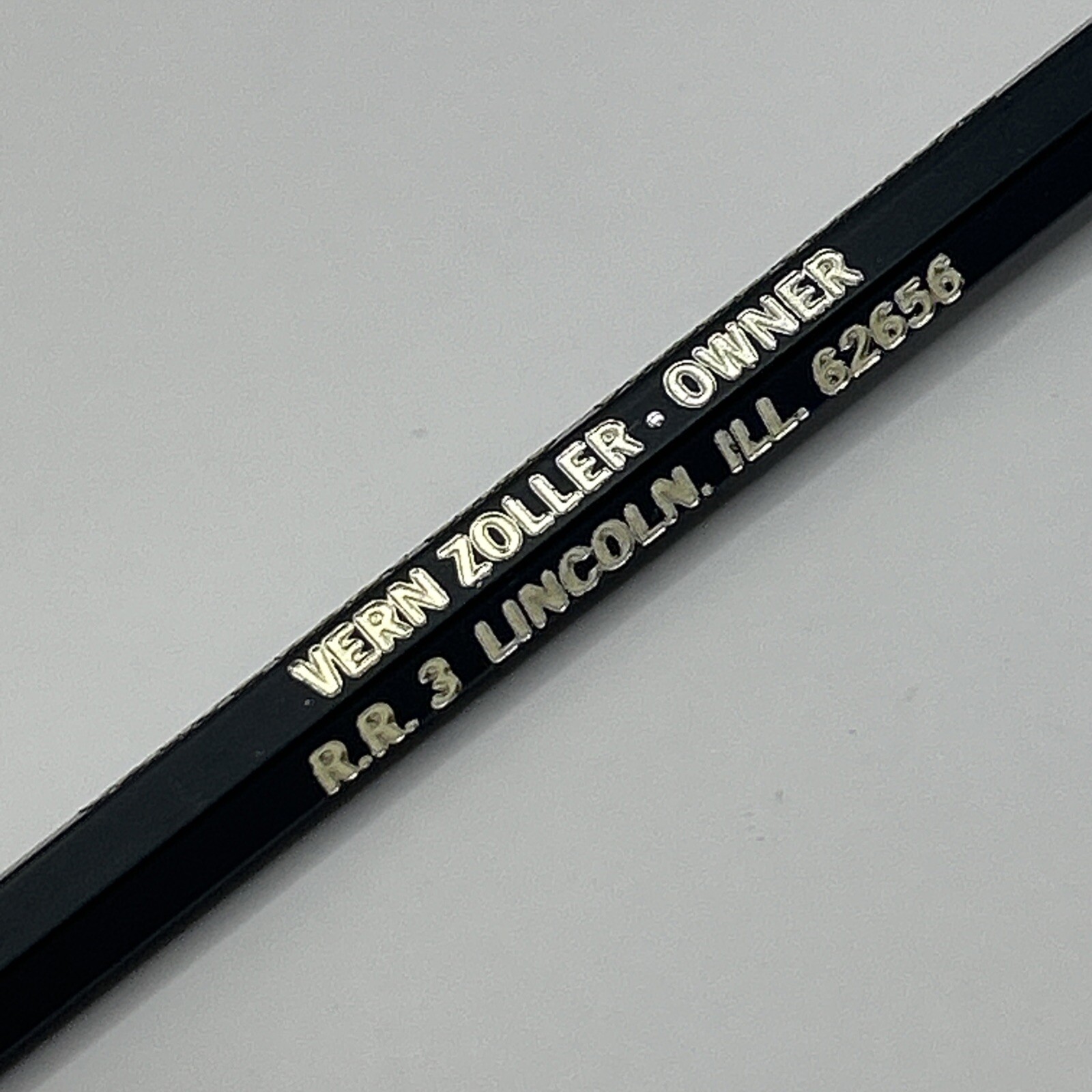 VTG Ballpoint Stick Pen VERN’S BODY SHOP Vern Zoller Lincoln, IL