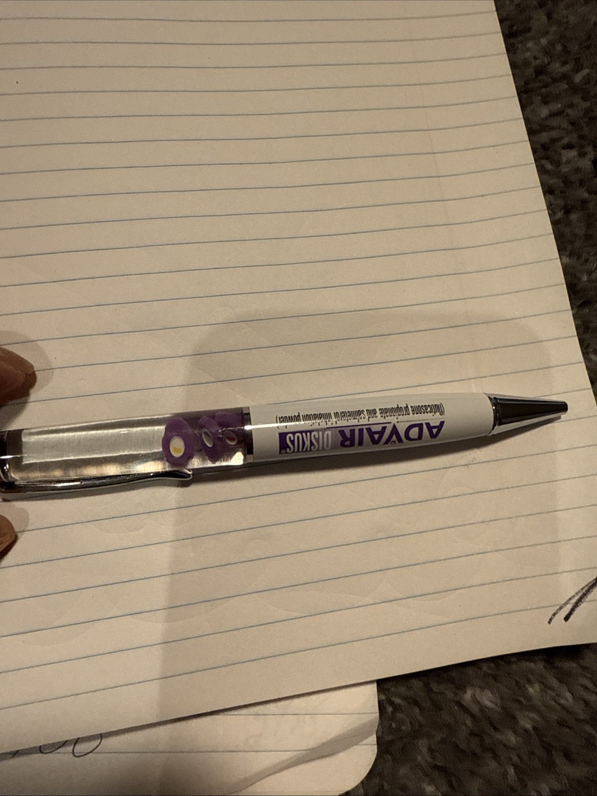 Advair Diskus Floating Novelty Pen – Pharmacy Rx Drugs Advertising Works