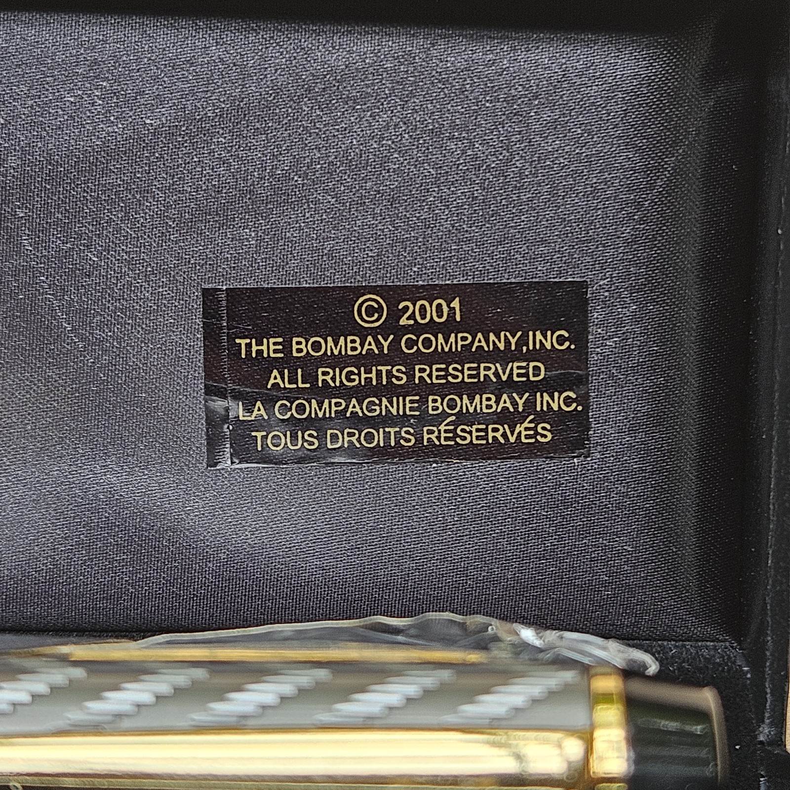 VTG 2001 The Bombay Company Pen And Pencil Set w/ Case – Hauser Ink