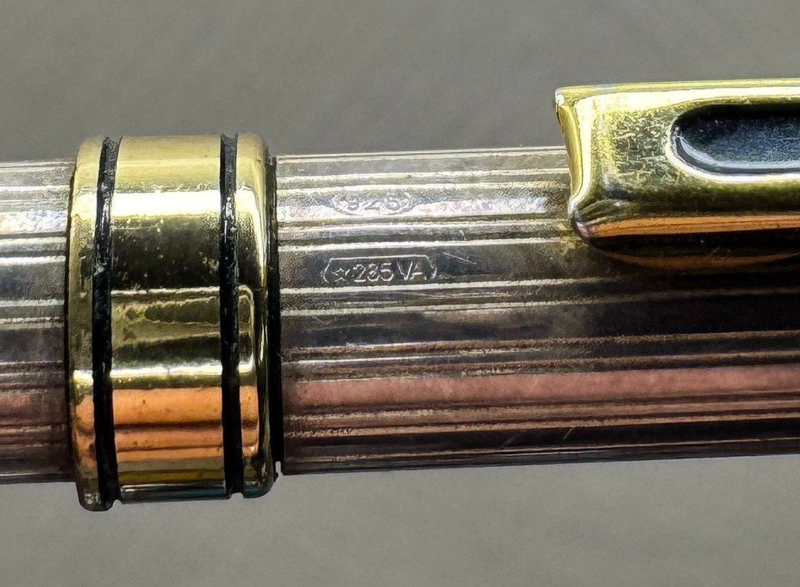 Vintage Sterling Silver 925 Ballpoint Pen Germany 295 VA (№1320)