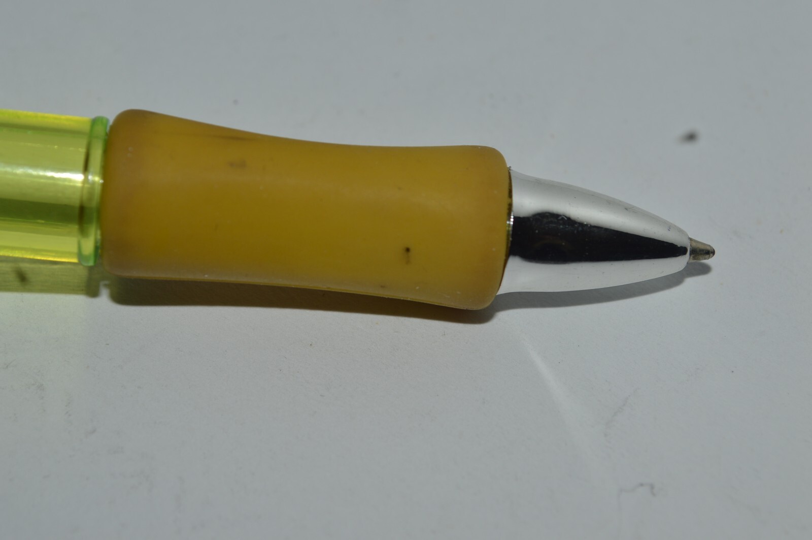EPSON Promotional Ballpoint Pen Ergonomic Grip Lt Green Translucent Tested