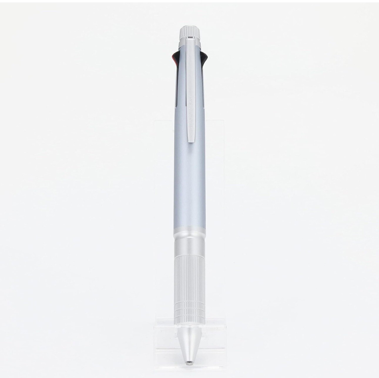 Jetstream 4&1 Metal Iced Silver Ballpoint Pen (Black Red Blue Green) And Pen 0.5