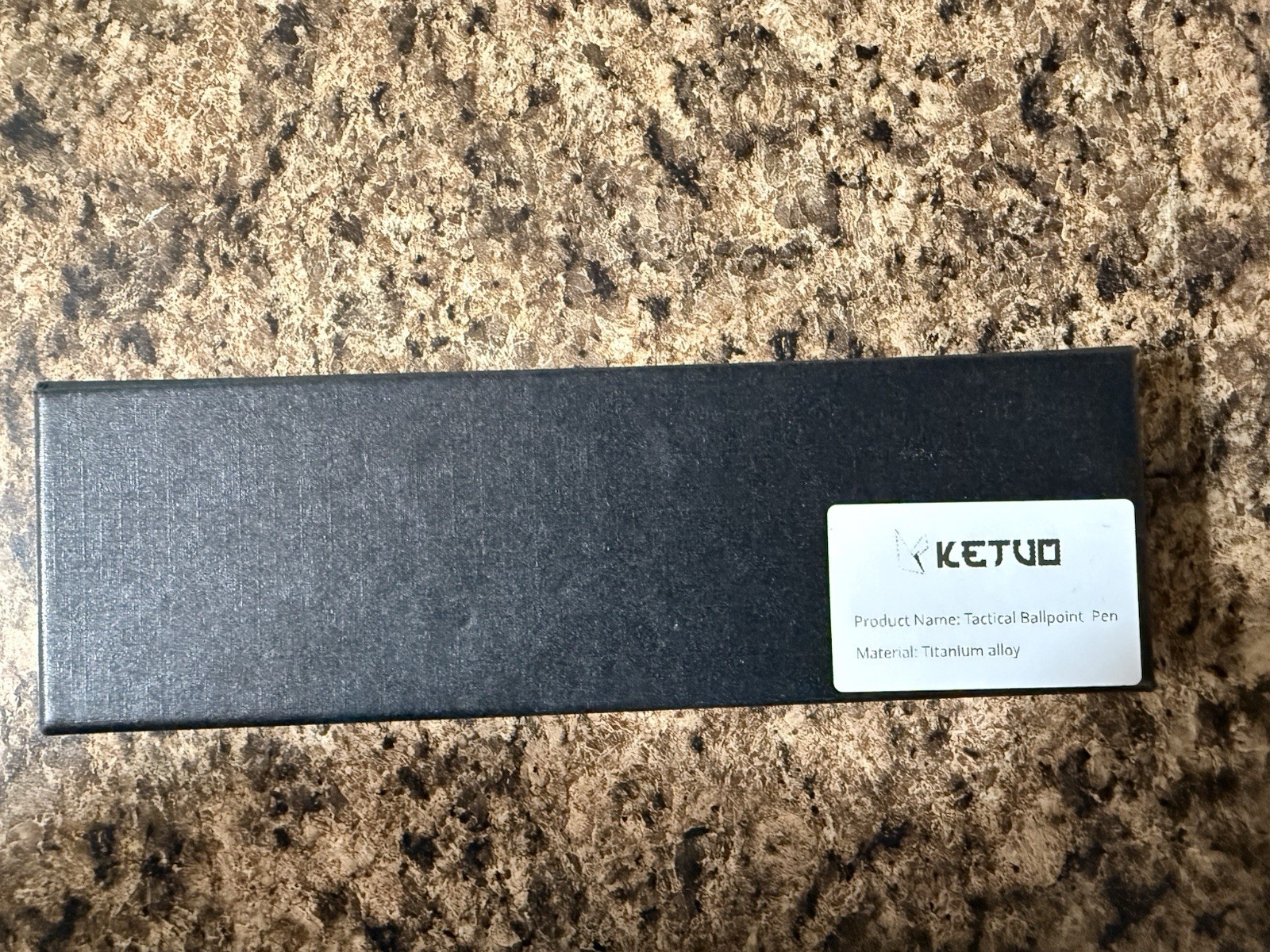Ketuo Titanium Frag Pattern Ball Point Pen