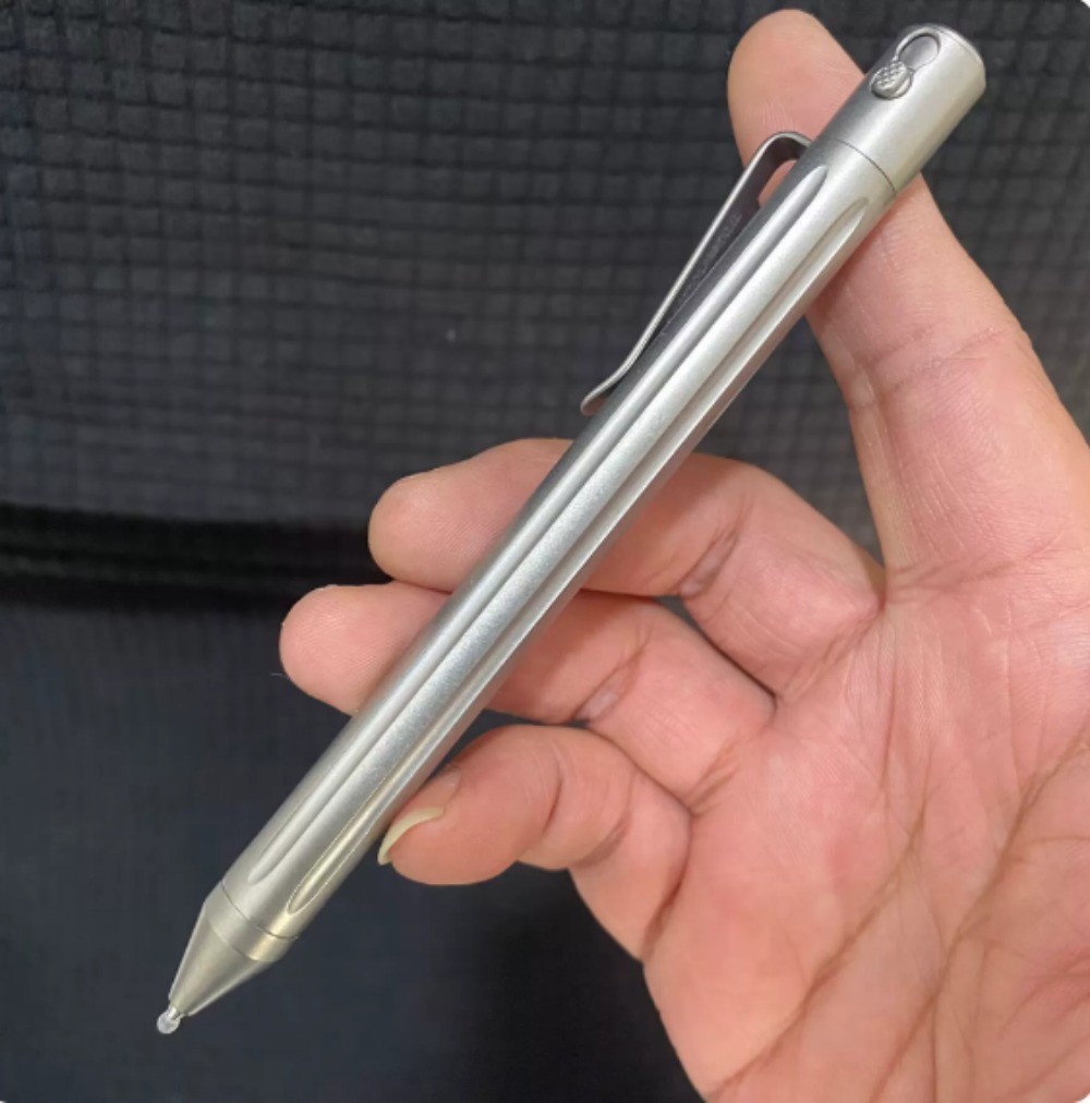 Titanium Alloy Ballpoint Pen Business Writing Signature Pen EDC Multi-tools Gift