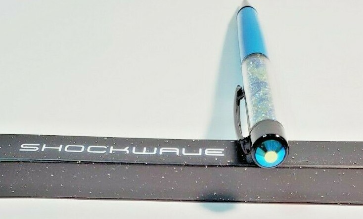 Pengems Shockwave | Neon Lights Collection Crystals Pen New W/Black Ink Refill