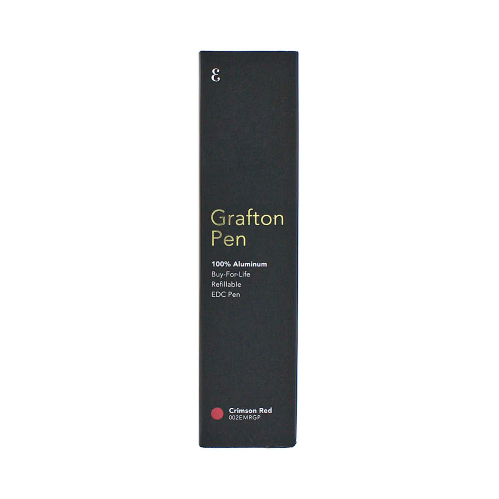 Everyman Grafton Ballpoint Pen, Crimson Red