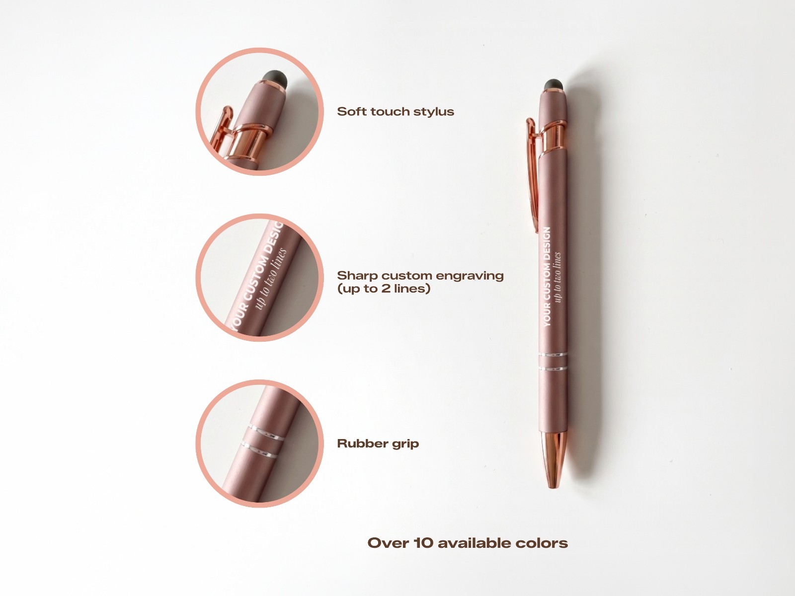 Personalized Business Logo Pens 10-100 Custom pens. Laser engraved.