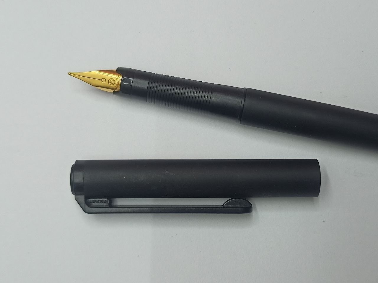 German Black Metal Iridium-Plated Pen Good condition