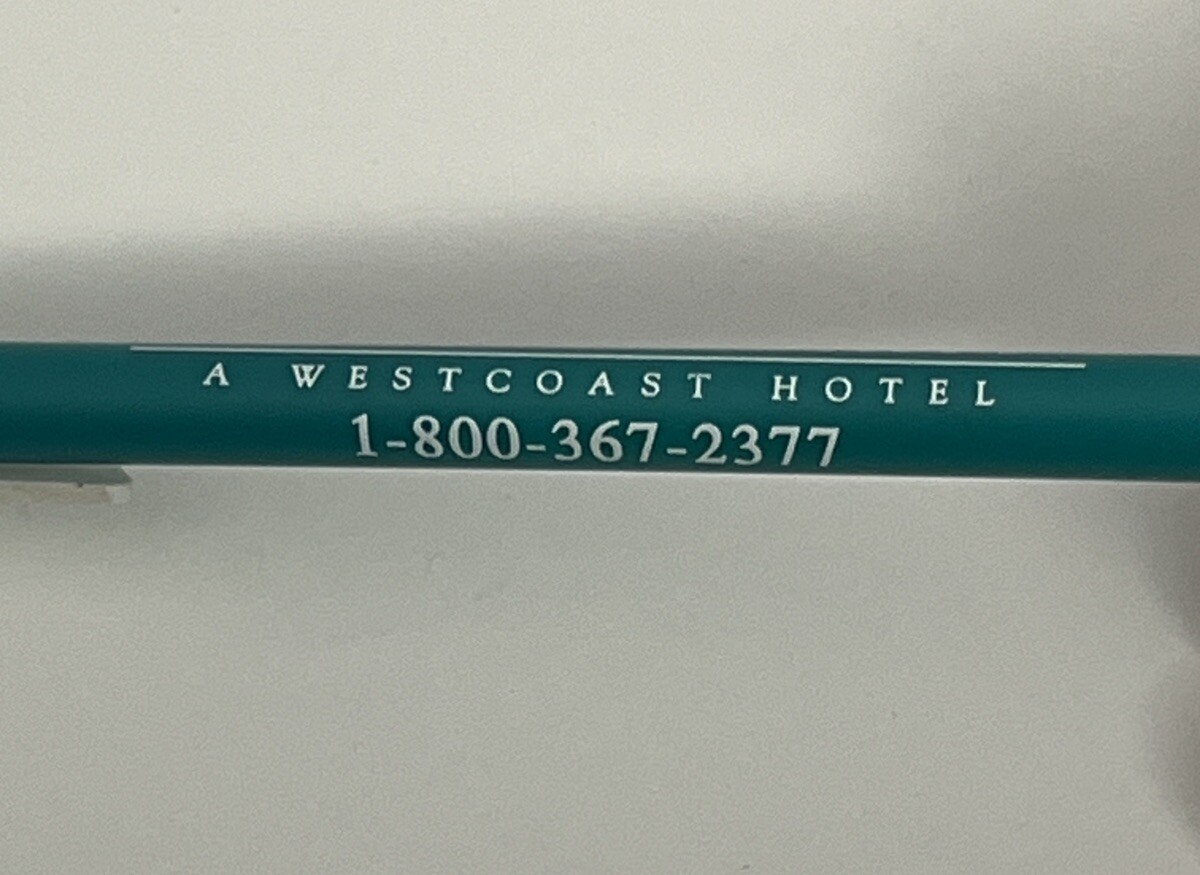Waikiki Hawaii Park Shore West Coast Hotel Advertisement Pen BIC Ballpoint Stick