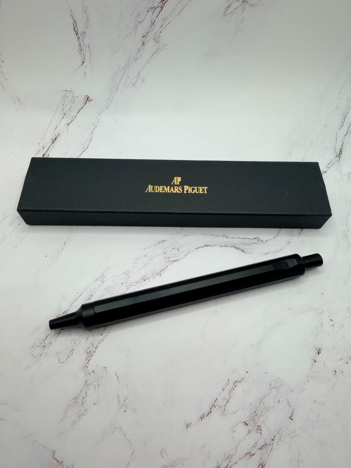 Audemars Piguet Royal Oak Titanium Ballpoint Pen Black- Refillable, New in Box