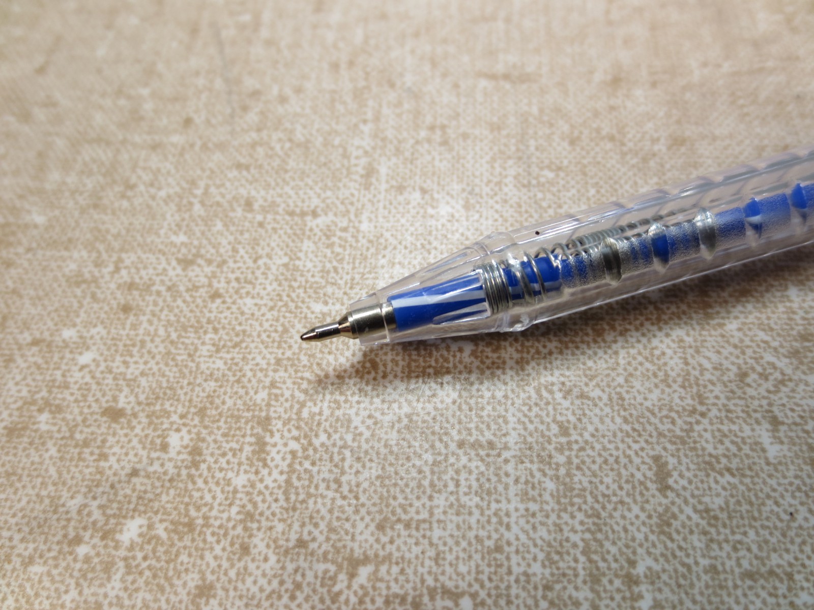 Thien Long TL-089 Retractable Ballpoint Pen 0.5mm tip Blue Writing 10Pcs Chipy