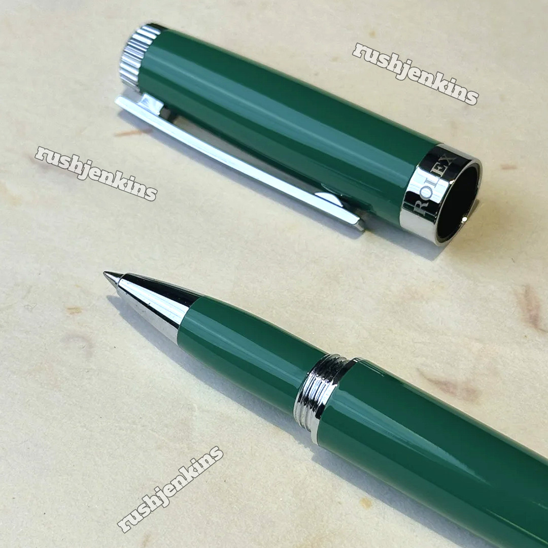 ROLEX Emerald Executive Green Rollerball Pen AD VIP Gift