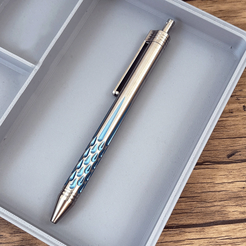 New Titanium Pocket BallPoint Pen Signature Writing Pen Business Office EDC Pen