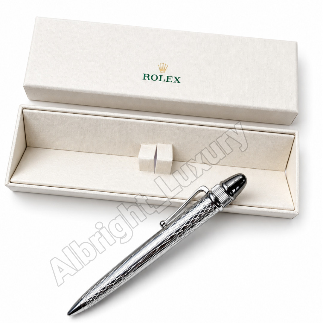 ROLEX Palladium Ballpoint Pen Rare Executive VIP Gift Writing Pen