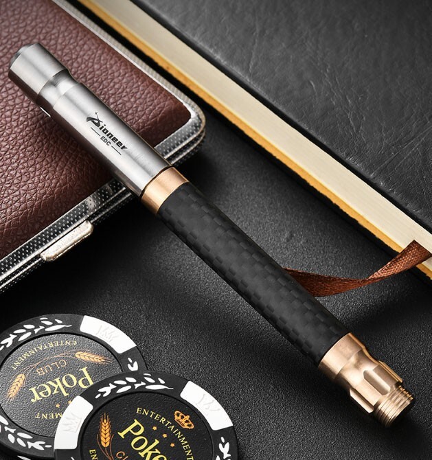 Titanium Alloy Brass Pocket Ballpoint Pen Business Office Stationery Outdoor EDC